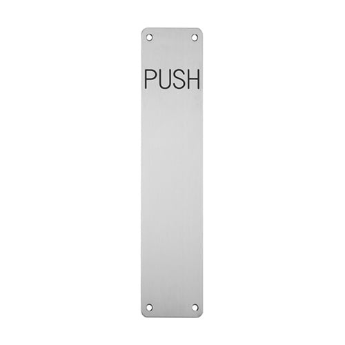 Eurospec FPP1302SSS Finger Plate Push (LEAD TIME: 2-3 DAYS)