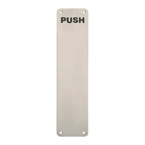 Eurospec FPP1352SSS Finger Plate Push (LEAD TIME: 2-3 DAYS)