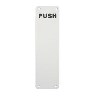 Eurospec FPP43002SAA Push Finger Plate (LEAD TIME: 2-3 DAYS)