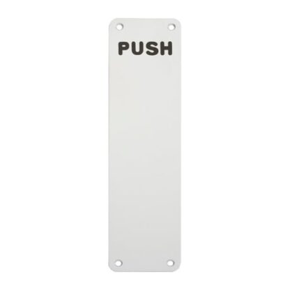Eurospec FPP43002SAA Push Finger Plate (LEAD TIME: 2-3 DAYS)