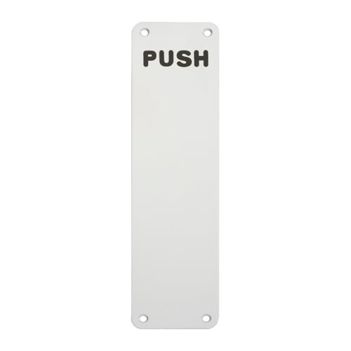 Eurospec FPP43002SAA Push Finger Plate (LEAD TIME: 2-3 DAYS)