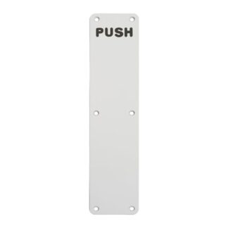 Eurospec FPP43502SAA Push Finger Plate (LEAD TIME: 2-3 DAYS)