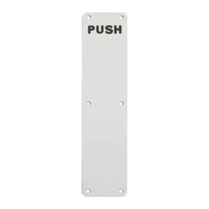 Eurospec FPP43502SAA Push Finger Plate (LEAD TIME: 2-3 DAYS)