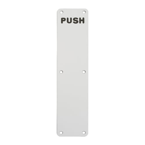 Eurospec FPP43502SAA Push Finger Plate (LEAD TIME: 2-3 DAYS)