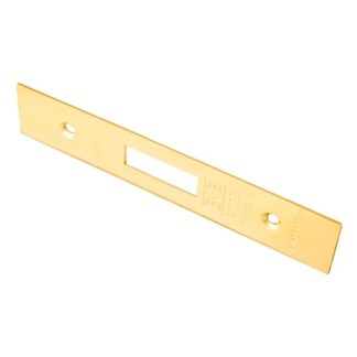 Eurospec FSF5007PVD Easi-T Forend Strikes & Fixing Pack Deadlocks - PVD Square Forend (LEAD TIME: 2-3 DAYS)