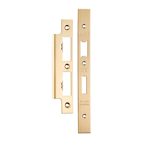 EuroSpec FSF5017SB Din Sash Bathroom Forend & Strike Pack (LEAD TIME: 2-3 DAYS)