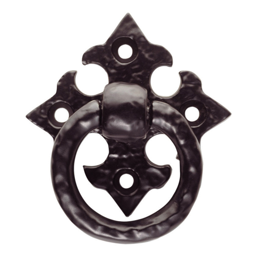 Carlisle Brass FTD1044BA Ring Pull on Gothic Cross Backplate (LEAD TIME: 2-3 DAYS)
