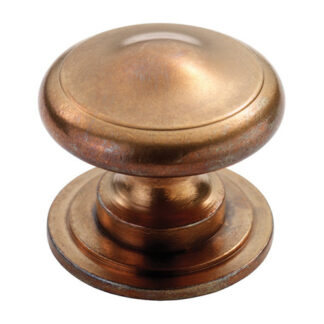 Carlisle Brass FTD1275ABR Solid Bronze Cottage Knob (LEAD TIME: 2-3 DAYS)