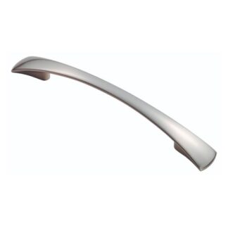 Carlisle Brass FTD380BSN Waisted Flat Bow Handle 128mm (LEAD TIME: 2-3 DAYS)