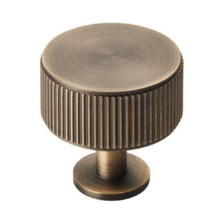 Carlisle Brass FTD713AB Lines Radio Knob - Antique Brass (LEAD TIME: 2-3 DAYS)