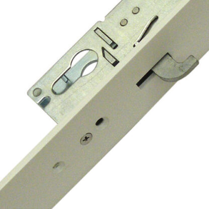 Fullex XL Latch 3 Hooks 2 Anti Lift Pins Flat 44mm White Faceplate Double Spindle Multipoint Door Lock - Image 4
