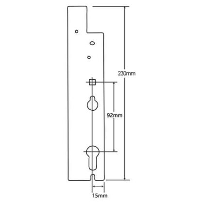 Fullex XL Passive Genuine Multipoint Gearbox - Lift Lever - Image 2