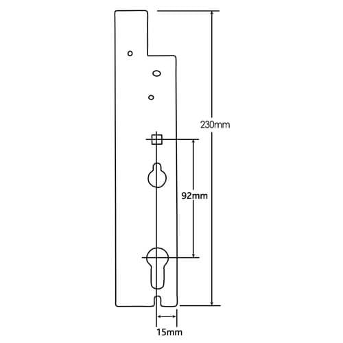 Fullex XL Passive Genuine Multipoint Gearbox - Lift Lever - Image 2