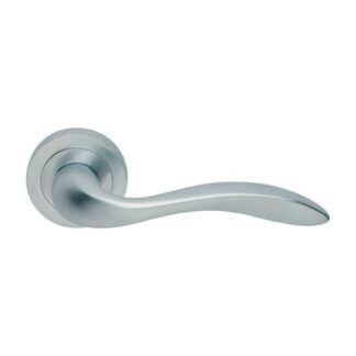 Manital GI5SC Giava Lever On Round Rose - Satin Chrome (LEAD TIME: 2-3 DAYS)