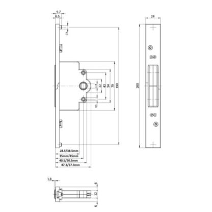 GU Alu Jet Bi-Fold Lock Case - Image 2