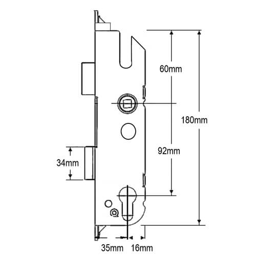 GU New Style Genuine Multipoint Gearbox - Key Wind - Image 3