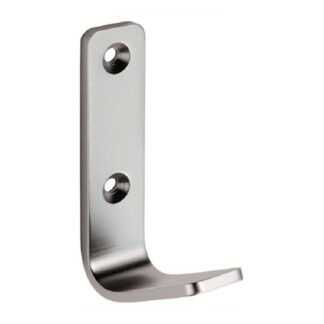 Eurospec HCH9012SAA Aluminium Flat Coat Hook (LEAD TIME: 2-3 DAYS)
