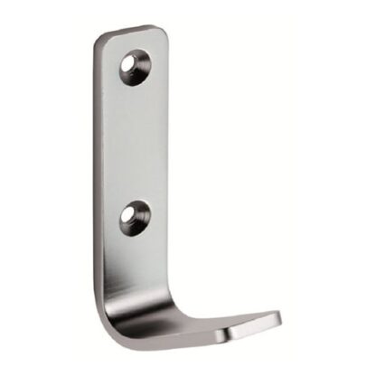 Eurospec HCH9012SAA Aluminium Flat Coat Hook (LEAD TIME: 2-3 DAYS)