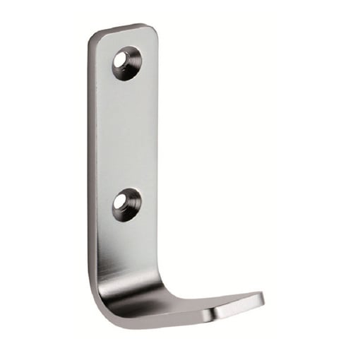 Eurospec HCH9012SAA Aluminium Flat Coat Hook (LEAD TIME: 2-3 DAYS)