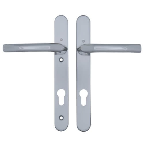 Hoppe Birmingham Lever Lever UPVC Multipoint Door Handles -  92mm PZ Sprung 122mm Screw Centres - Image 2