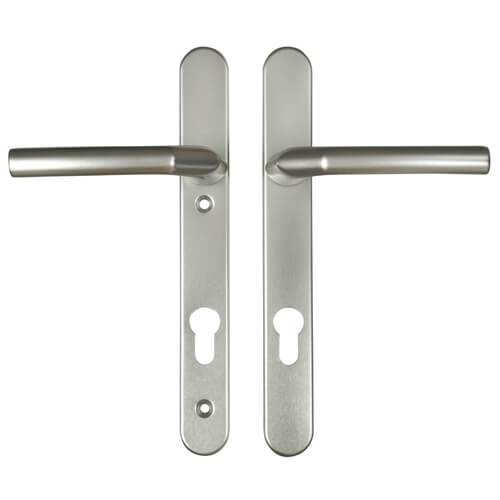 Hoppe Birmingham Lever Lever UPVC Multipoint Door Handles -  92mm PZ Sprung 122mm Screw Centres - Image 4