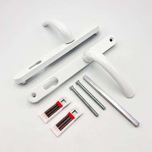 Hoppe Tokyo Lever Lever UPVC Multipoint Door Handles -  92mm PZ Sprung 215mm Screw Centres - Image 5