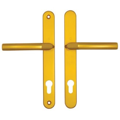 Hoppe Birmingham Sprung Lever Lever UPVC Multipoint Door Handles -  92mm PZ 215mm Screw Centres - Image 3