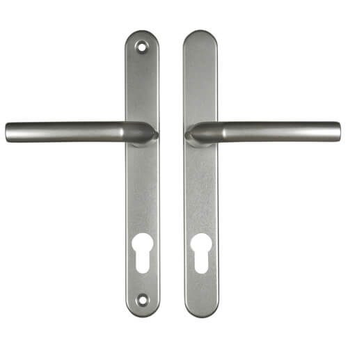 Hoppe Birmingham Sprung Lever Lever UPVC Multipoint Door Handles -  92mm PZ 215mm Screw Centres - Image 4