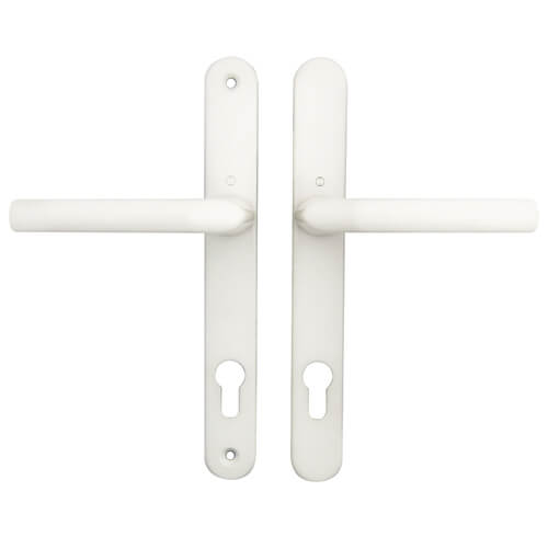 Hoppe Birmingham Sprung Lever Lever UPVC Multipoint Door Handles -  92mm PZ 215mm Screw Centres - Image 5