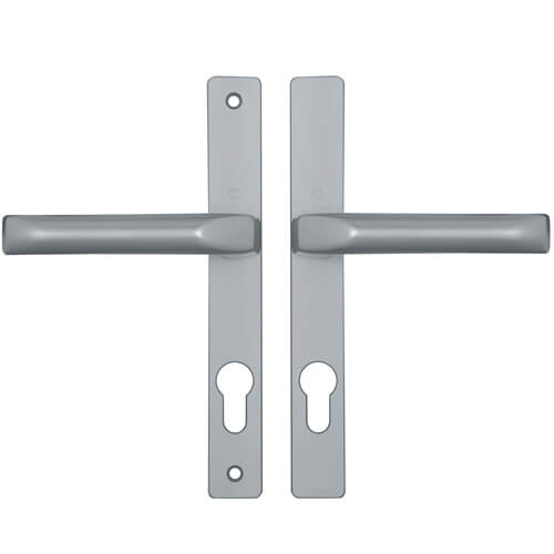 Hoppe London Lever Lever UPVC Multipoint Door Handles -  70mm PZ Unsprung 180mm Screw Centres - Image 3