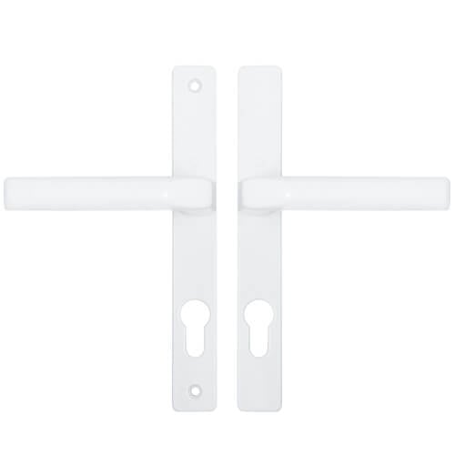 Hoppe London Lever Lever UPVC Multipoint Door Handles -  70mm PZ Unsprung 180mm Screw Centres - Image 4
