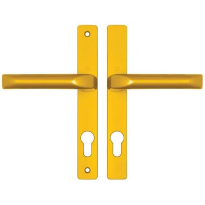 Hoppe London Lever Lever UPVC Multipoint Door Handles -  72mm PZ Unsprung 180mm Screw Centres