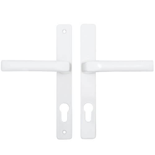 Hoppe London Lever Lever UPVC Multipoint Door Handles -  72mm PZ Unsprung 180mm Screw Centres - Image 3