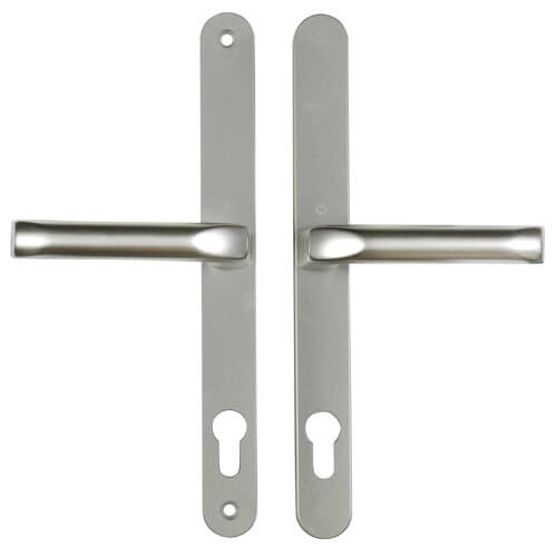 Hoppe London Lever Lever UPVC Multipoint Door Handles -  92mm PZ Sprung 240mm Screw Centres