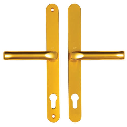 Hoppe London Lever Lever UPVC Multipoint Door Handles -  92mm PZ Sprung 240mm Screw Centres - Image 2