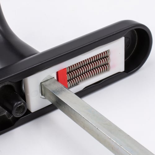 Hoppe Atlanta Lever Moveable Pad UPVC Multipoint Door Handles - 92mm PZ Sprung 122mm Screw Centres - Image 2