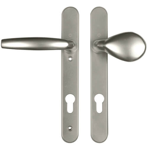 Hoppe Atlanta Lever Moveable Pad UPVC Multipoint Door Handles - 92mm PZ Sprung 122mm Screw Centres - Image 5