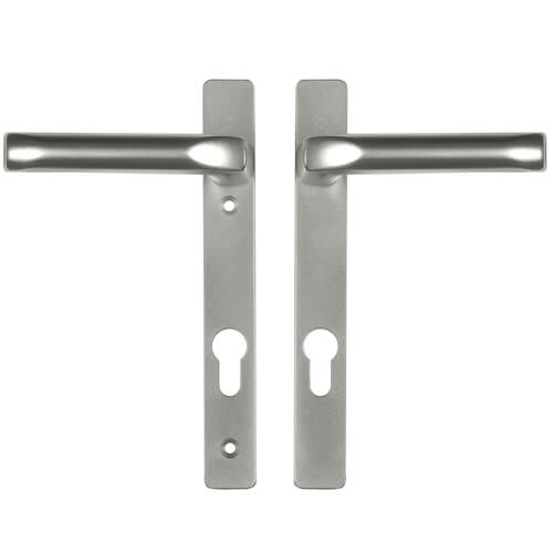 Hoppe London Lever Lever UPVC Multipoint Door Handles -  92mm PZ Unsprung 122mm Screw Centres - Image 2