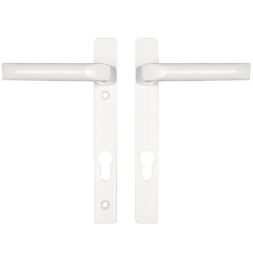 Hoppe London Lever Lever UPVC Multipoint Door Handles -  92mm PZ Unsprung 122mm Screw Centres - Image 3