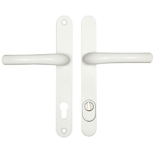 Hoppe Tokyo PAS24 Lever Lever UPVC Multipoint Door Handles -  92mm PZ Sprung 215mm Screw Centres - Image 3