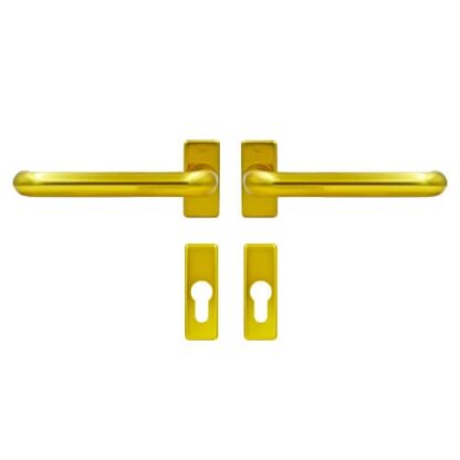 Hoppe Paris Handle Set for Patio Doors with Escutcheons