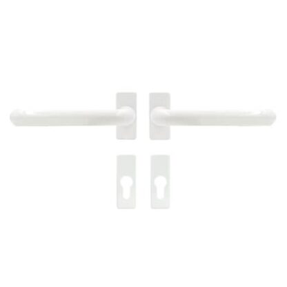 Hoppe Paris Handle Set for Patio Doors with Escutcheons - Image 3