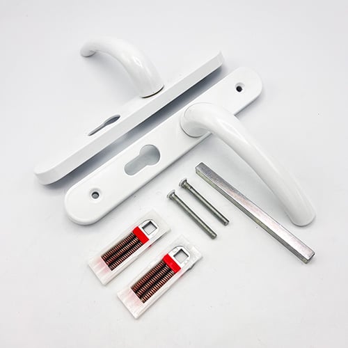 Hoppe Tokyo Lever Lever UPVC Multipoint Door Handles -  48mm PZ Sprung 160mm Screw Centres - Image 5