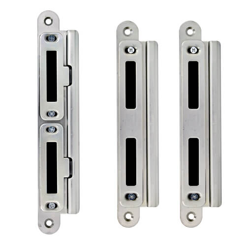 Ingenious UPVC Latch & 5 Hook Keep Set (3 pieces)