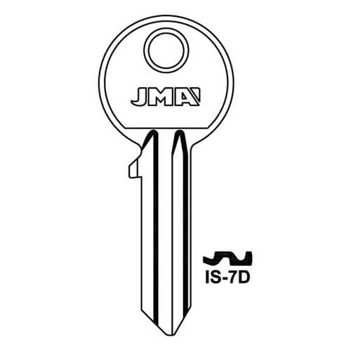 JMA IS-7D Iseo 5 Pin Key Blank - Image 3