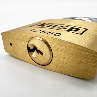 Kasp 125 series 50mm Open Shackle Brass Padlock - Image 5