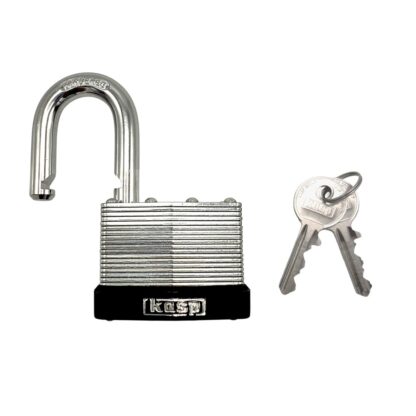 Kasp 130 50mm Open Shackle Laminated Steel Padlock - Image 2