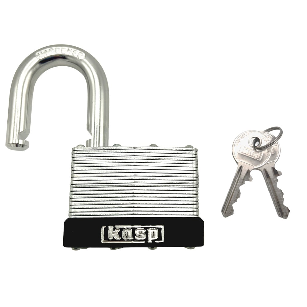 Kasp 130 60mm Open Shackle Laminated Steel Padlock - Image 2