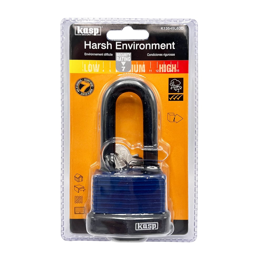 Kasp 135 58mm Body Width with Overall Height 120mm Open Shackle Harsh Environment Padlock - Image 4