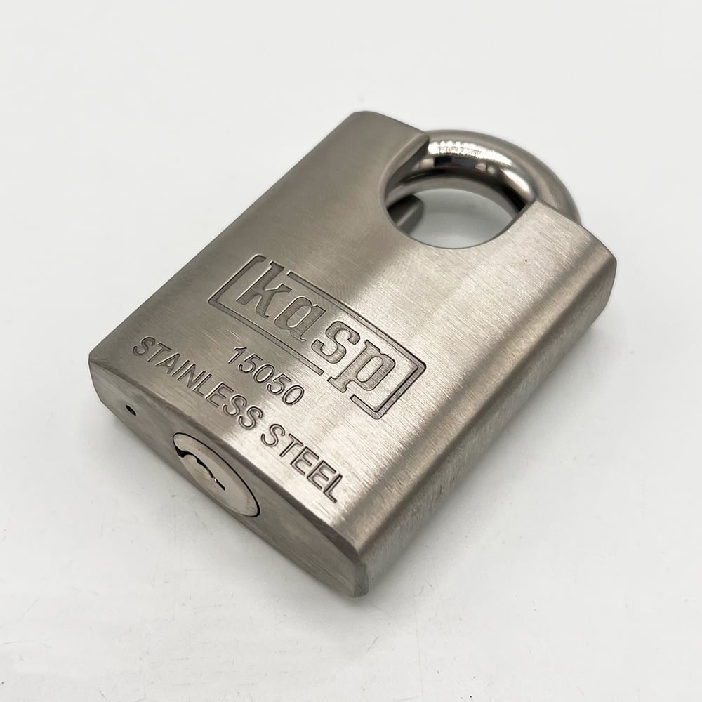 Kasp 150 50mm Closed Shackle Stainless Steel Padlock - Image 3